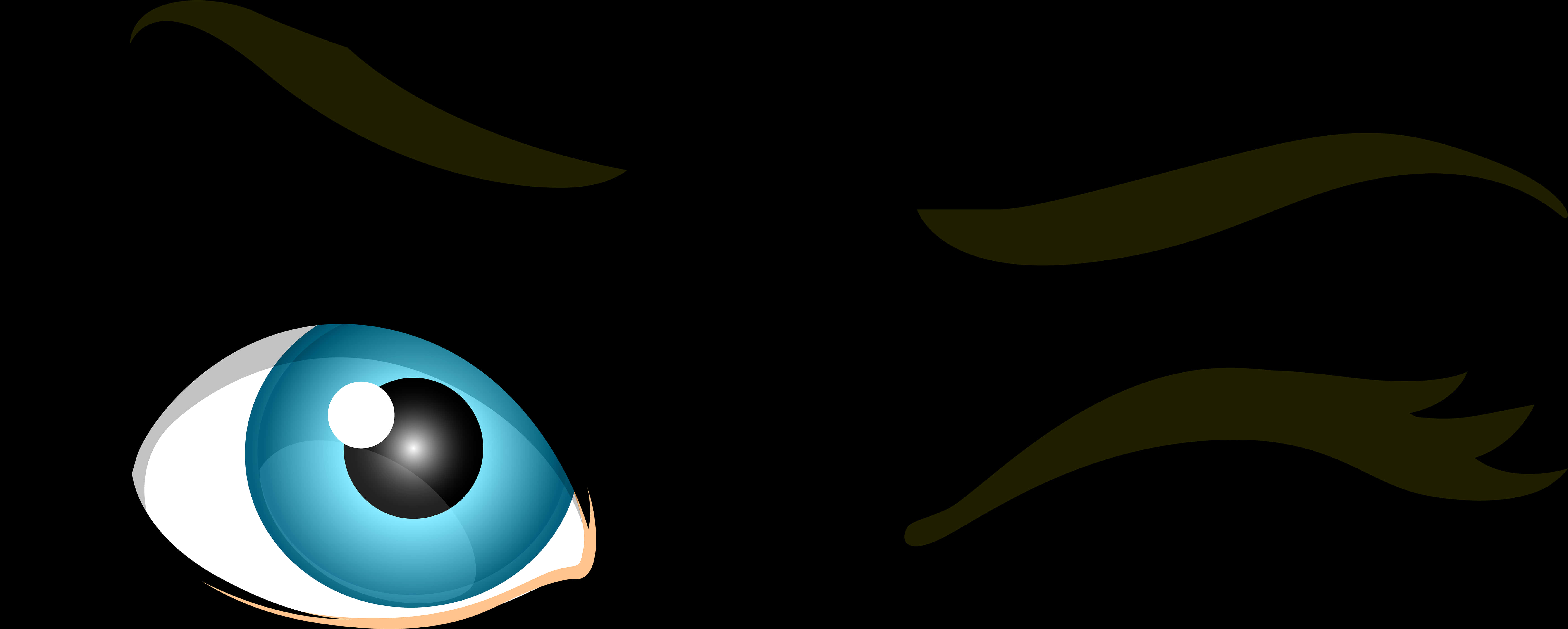 Stylized Anime Eye PNG image