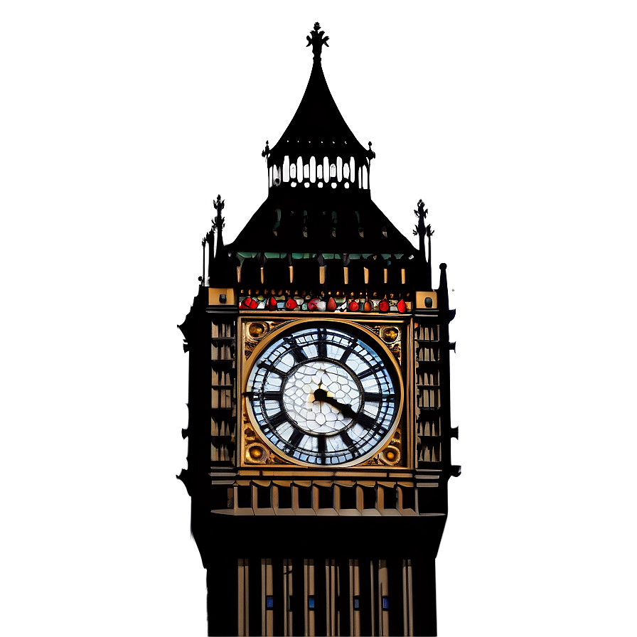 Stylized Big Ben Art Png Yny PNG image