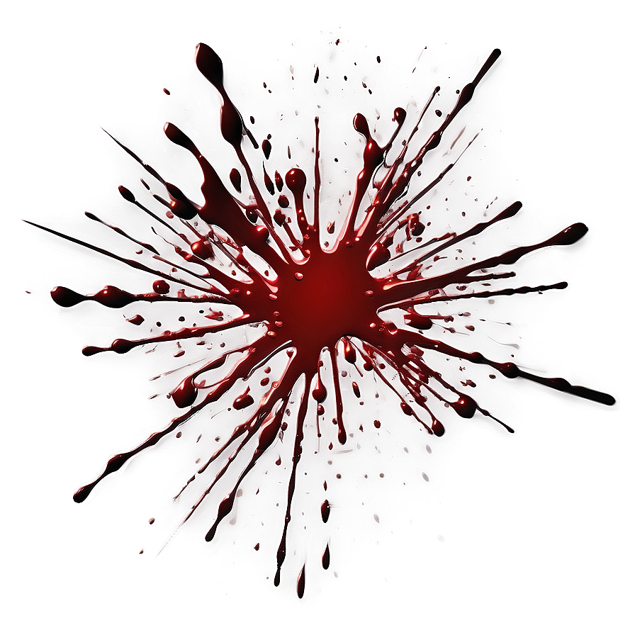 Stylized Blood Spatter Png Xef PNG image