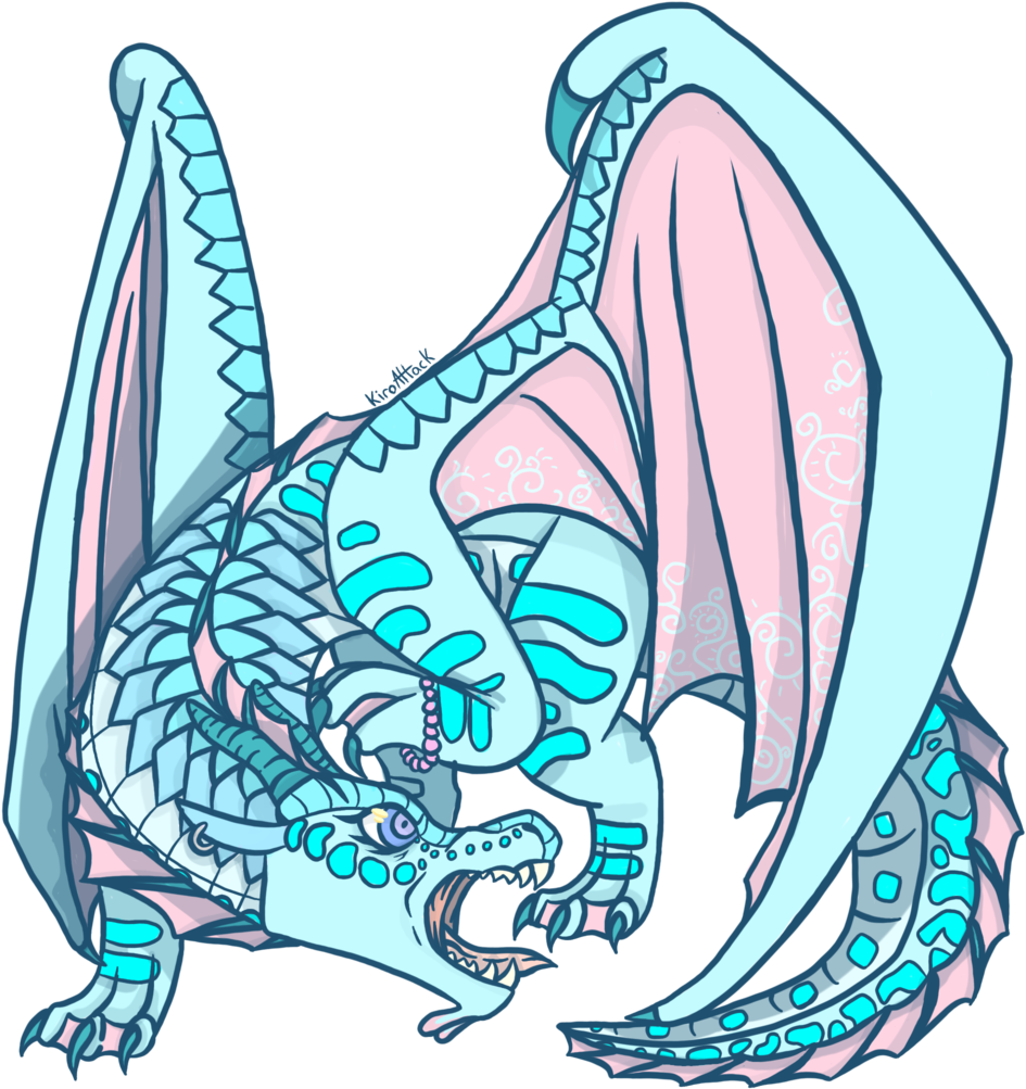 Stylized_ Blue_ Dragon_ Artwork PNG image