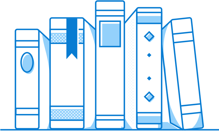 Stylized Book Spines Graphic PNG image