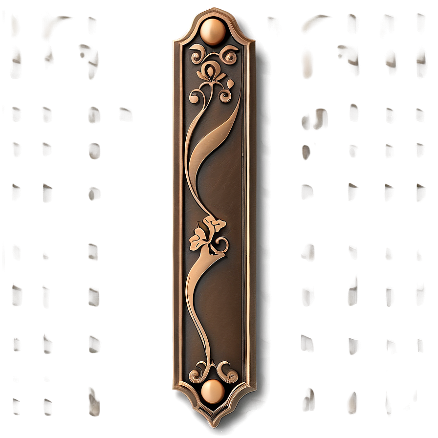 Stylized Bronze Bookmark Png 57 PNG image