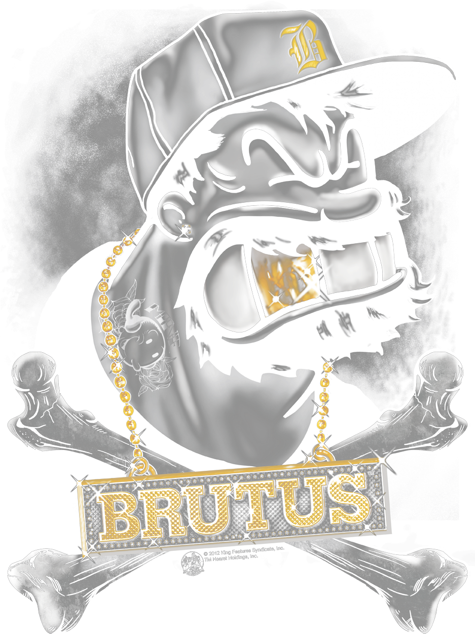 Stylized Brutus Popeye Character Artwork PNG image