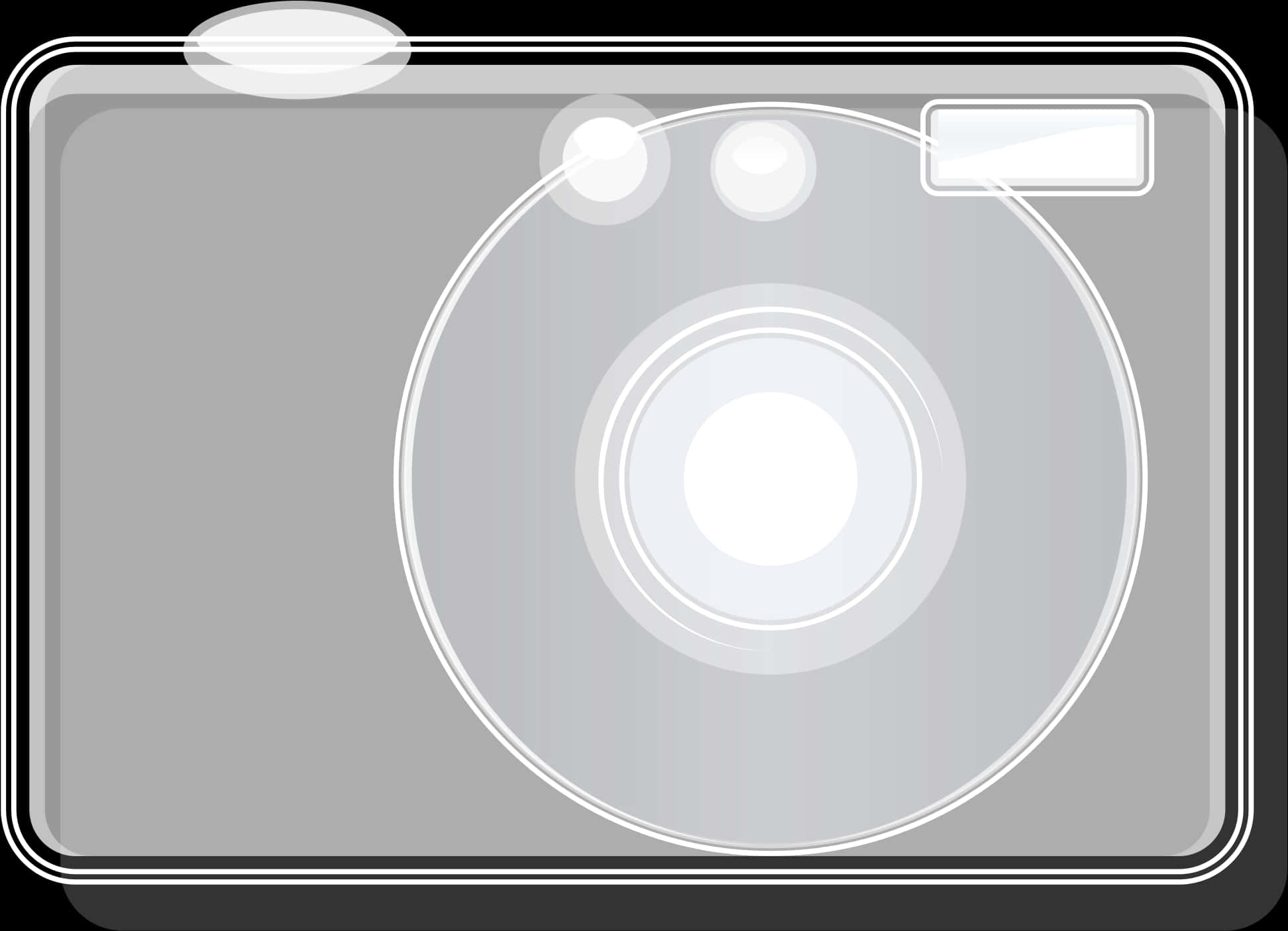 Stylized Camera Icon PNG image