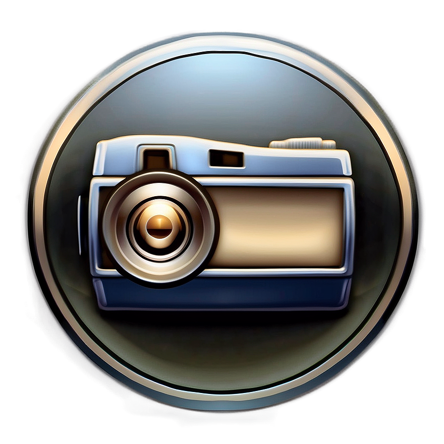 Stylized Camera Logo Png Etx48 PNG image