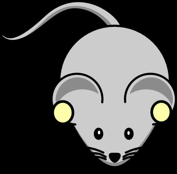 Stylized Cartoon Rat Graphic PNG image