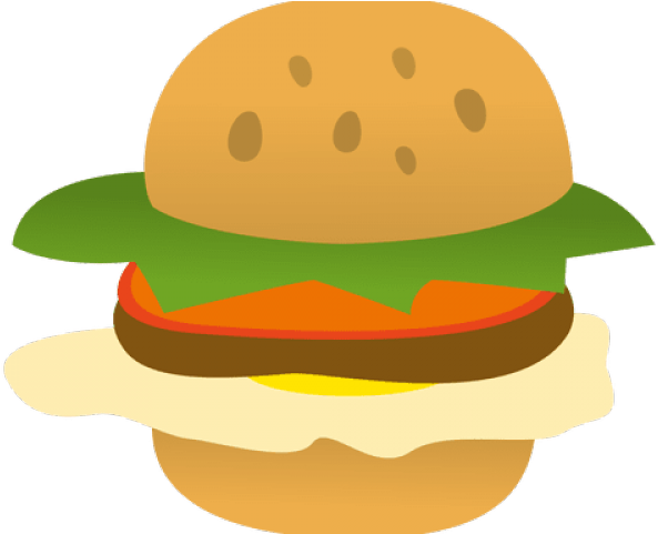 Stylized Cheeseburger Illustration PNG image