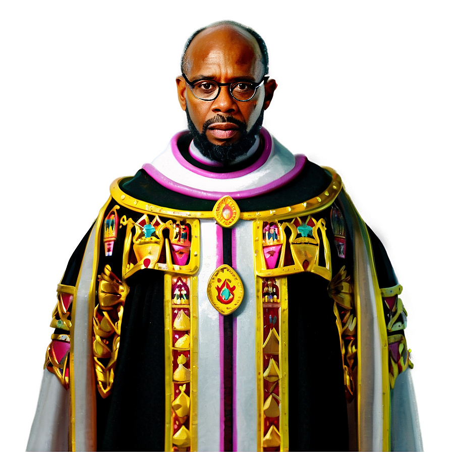 Stylized Church Bishop Png Pdi PNG image