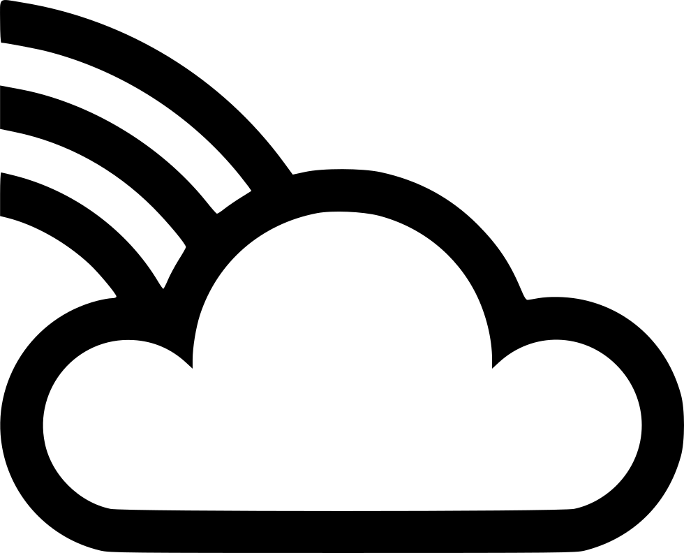 Stylized Cloud Clipart PNG image