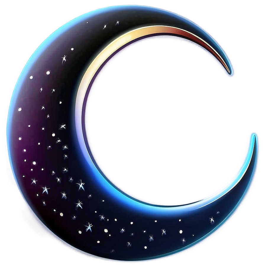 Stylized Crescent Moon Png 57 PNG image