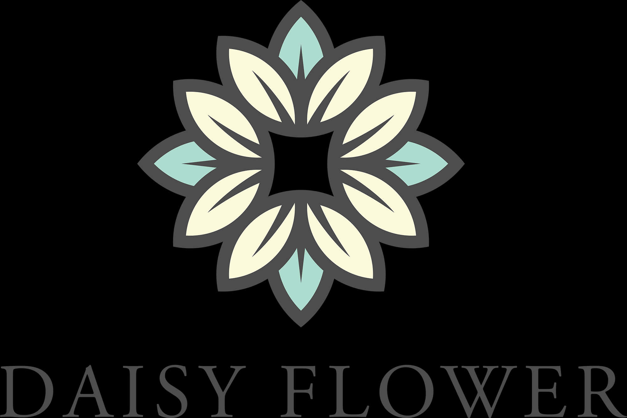 Stylized Daisy Flower Graphic PNG image