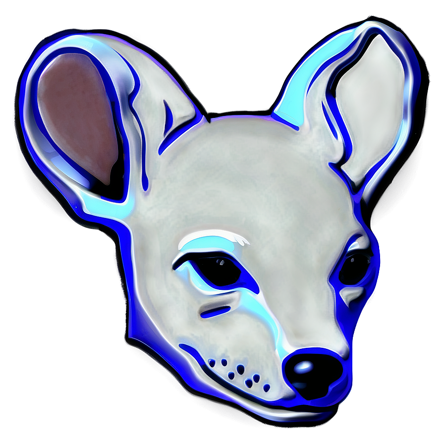 Stylized Dog Head Png 06212024 PNG image