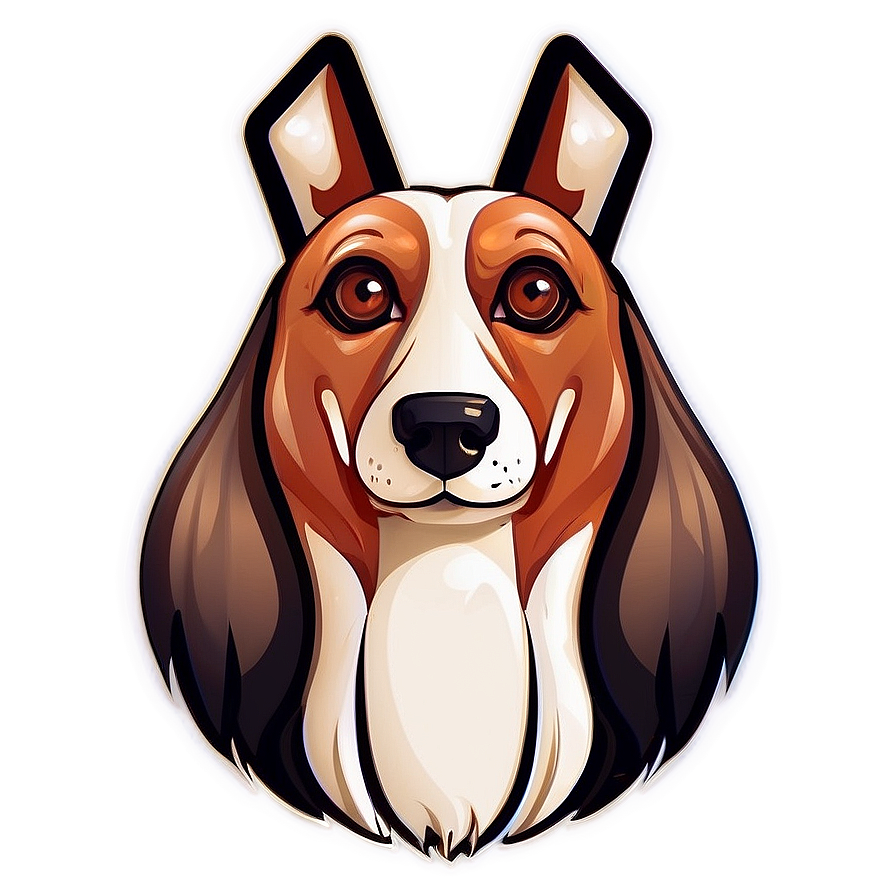 Stylized Dog Head Png Uhq5 PNG image