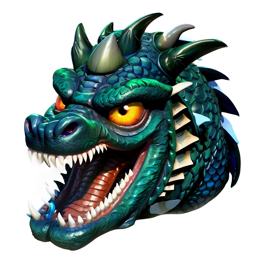 Stylized Dragon Mascot Png 77 PNG image