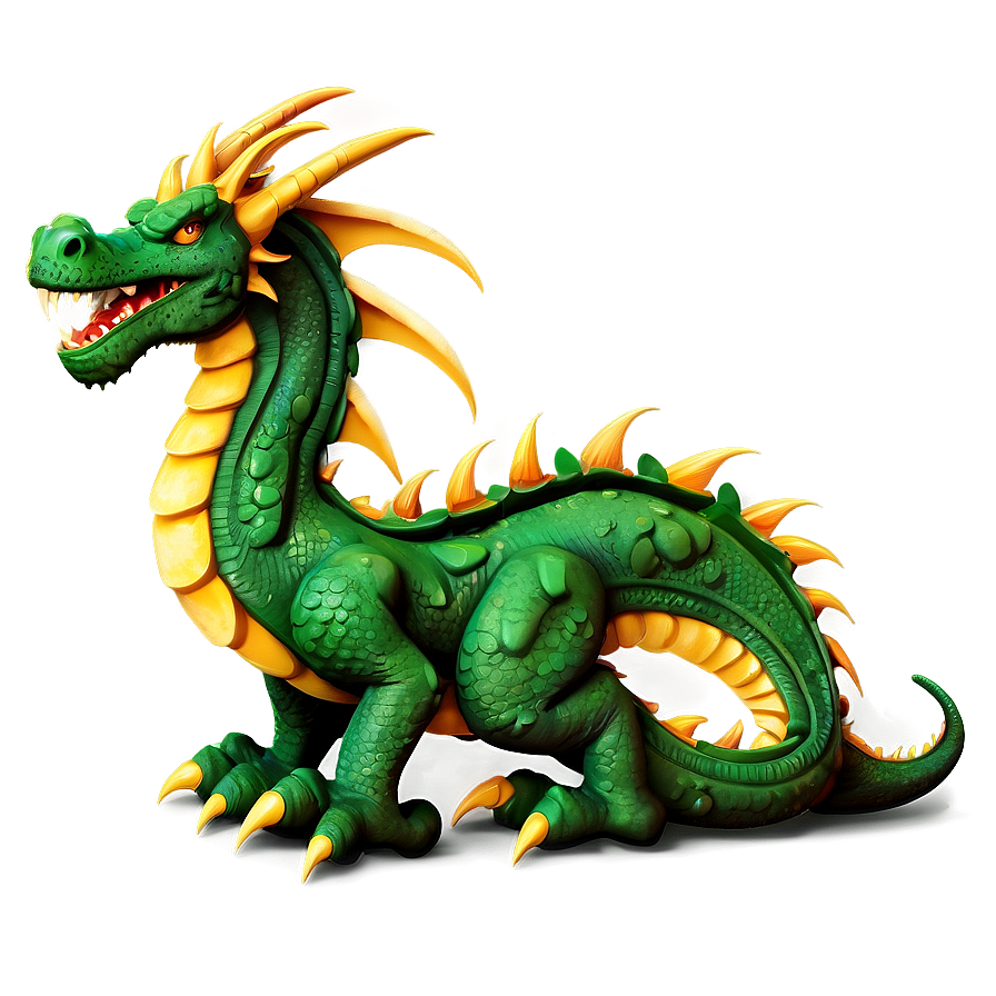 Stylized Dragon Mascot Png 8 PNG image