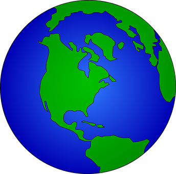 Stylized Earth Graphic PNG image