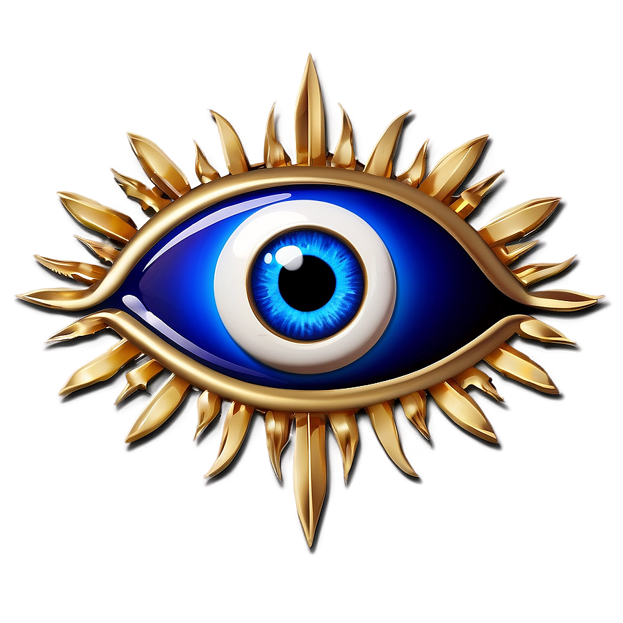 Stylized Evil Eye Png 05232024 PNG image