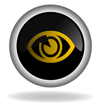 Stylized Eye Graphic Icon PNG image