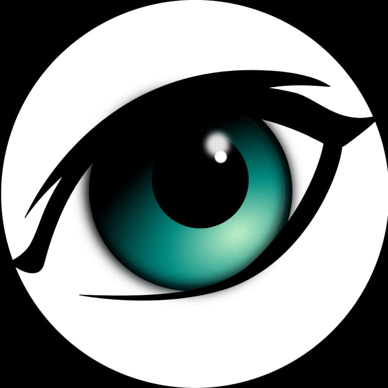 Stylized Eye Illustration PNG image