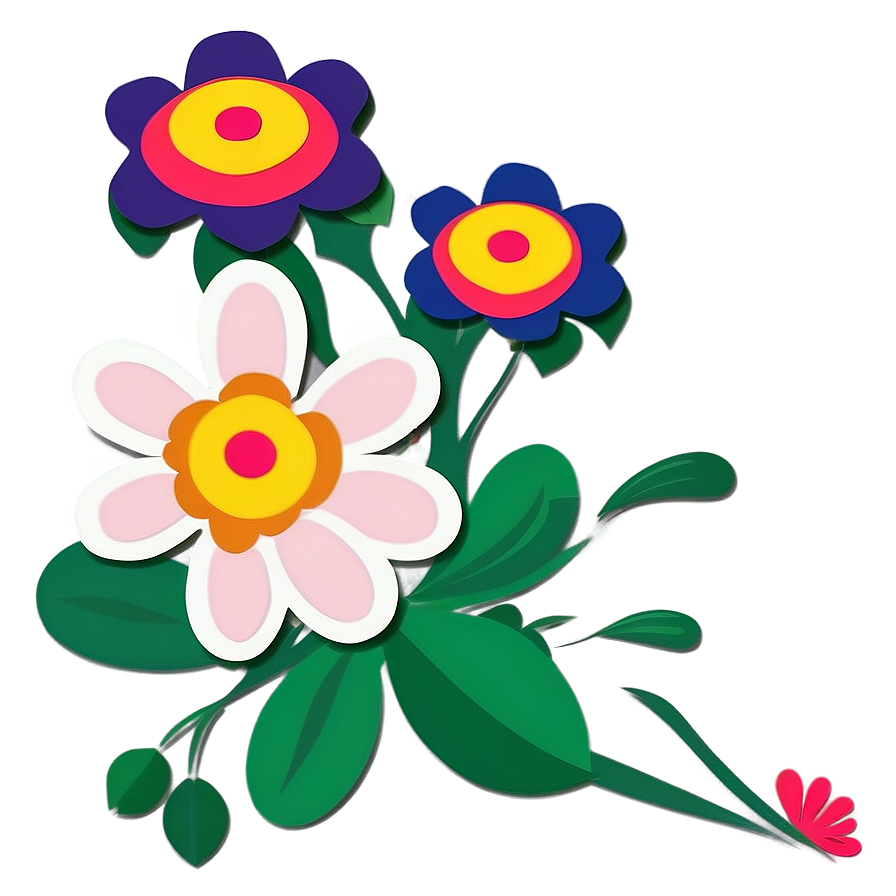 Stylized Flower Cricut Art Png 87 PNG image