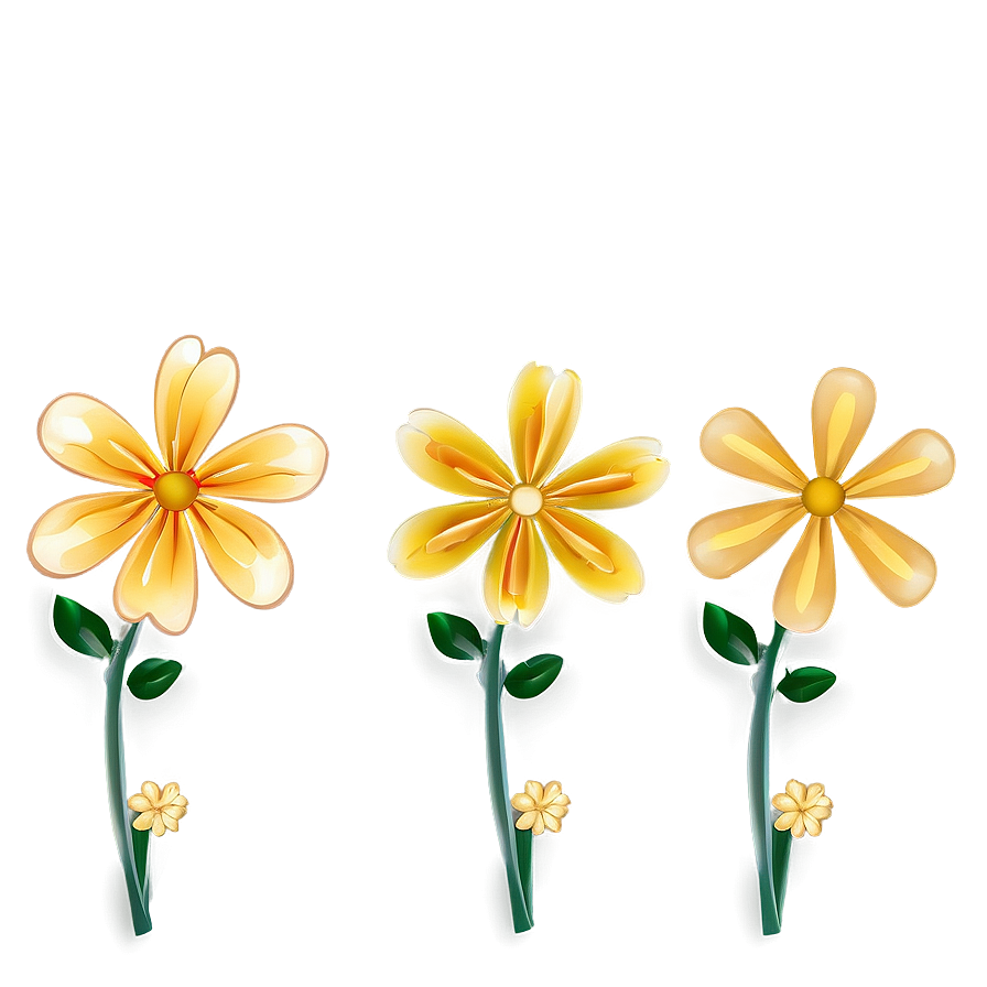 Stylized Flower Outline Png 05252024 PNG image