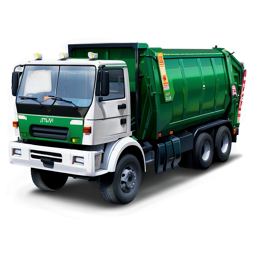 Stylized Garbage Truck Png Mym PNG image