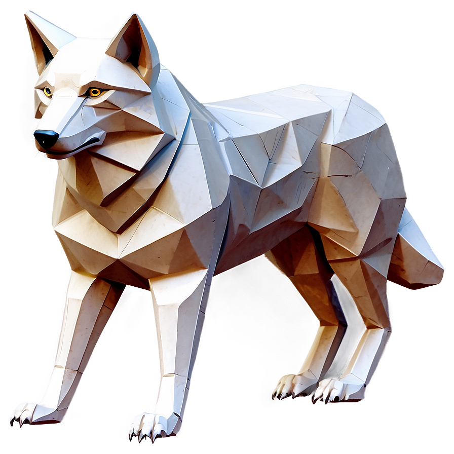 Stylized Geometric Wolf Png 47 PNG image