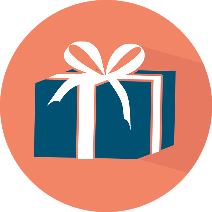 Stylized Gift Icon Graphic PNG image