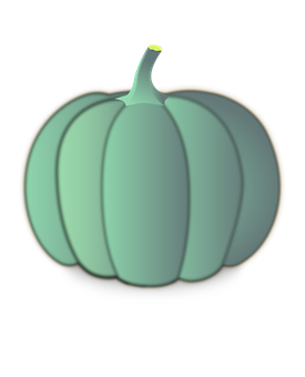 Stylized Glowing Pumpkin Graphic PNG image