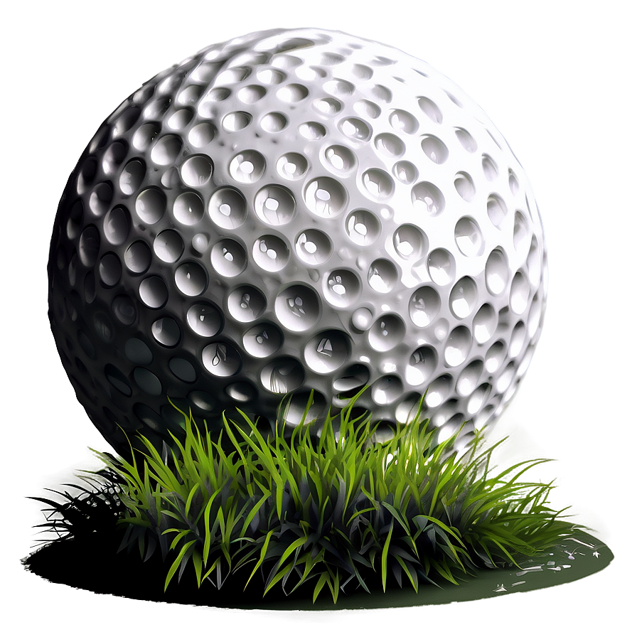 Stylized Golf Ball Png Vrf34 PNG image