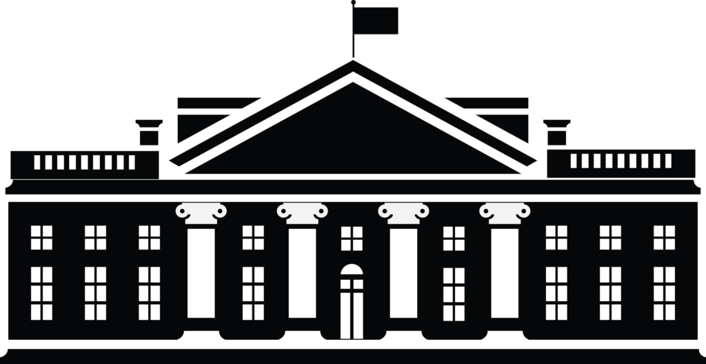 Stylized Government Building Clipart PNG image