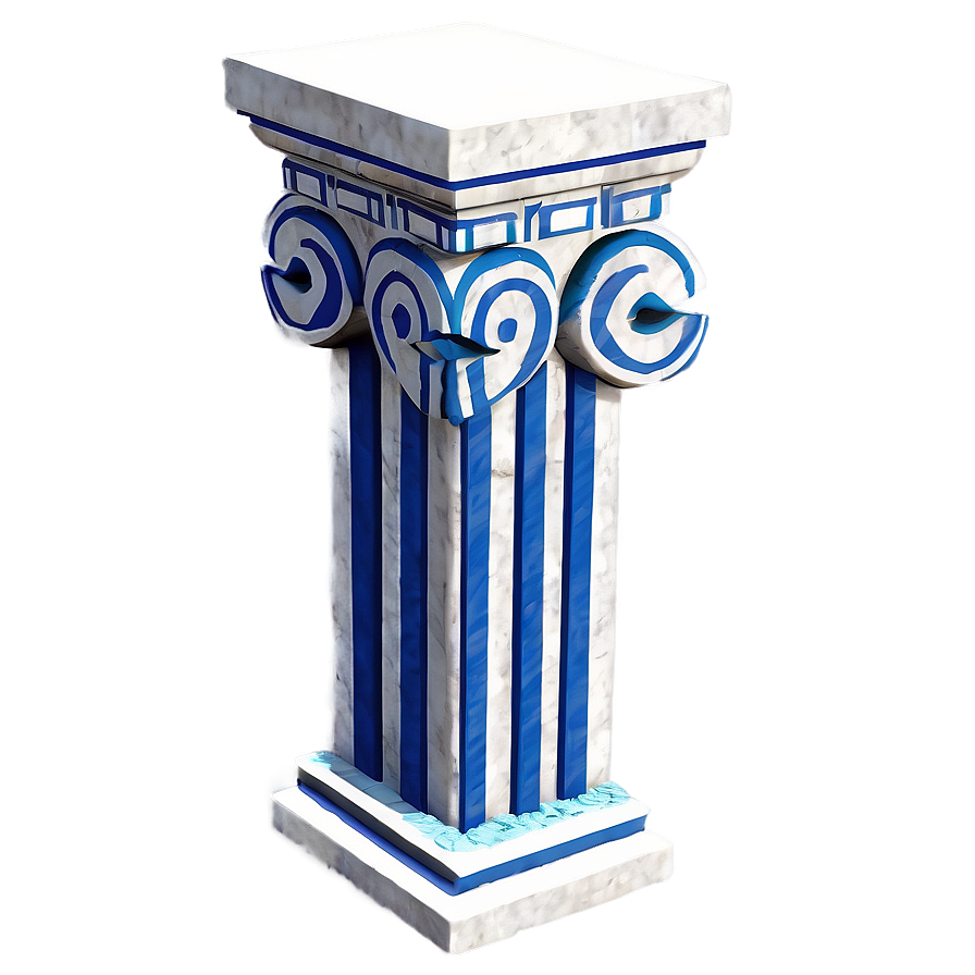 Stylized Greek Pillar Png 31 PNG image