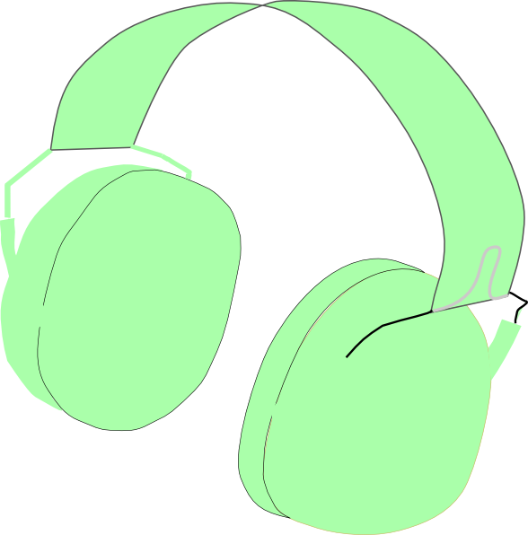 Stylized Headphones Icon PNG image