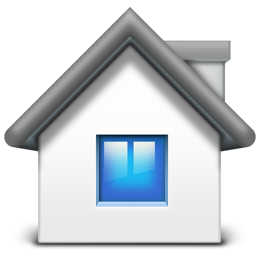 Stylized Home Icon PNG image