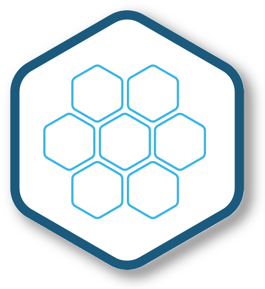 Stylized Honeycomb Graphic PNG image