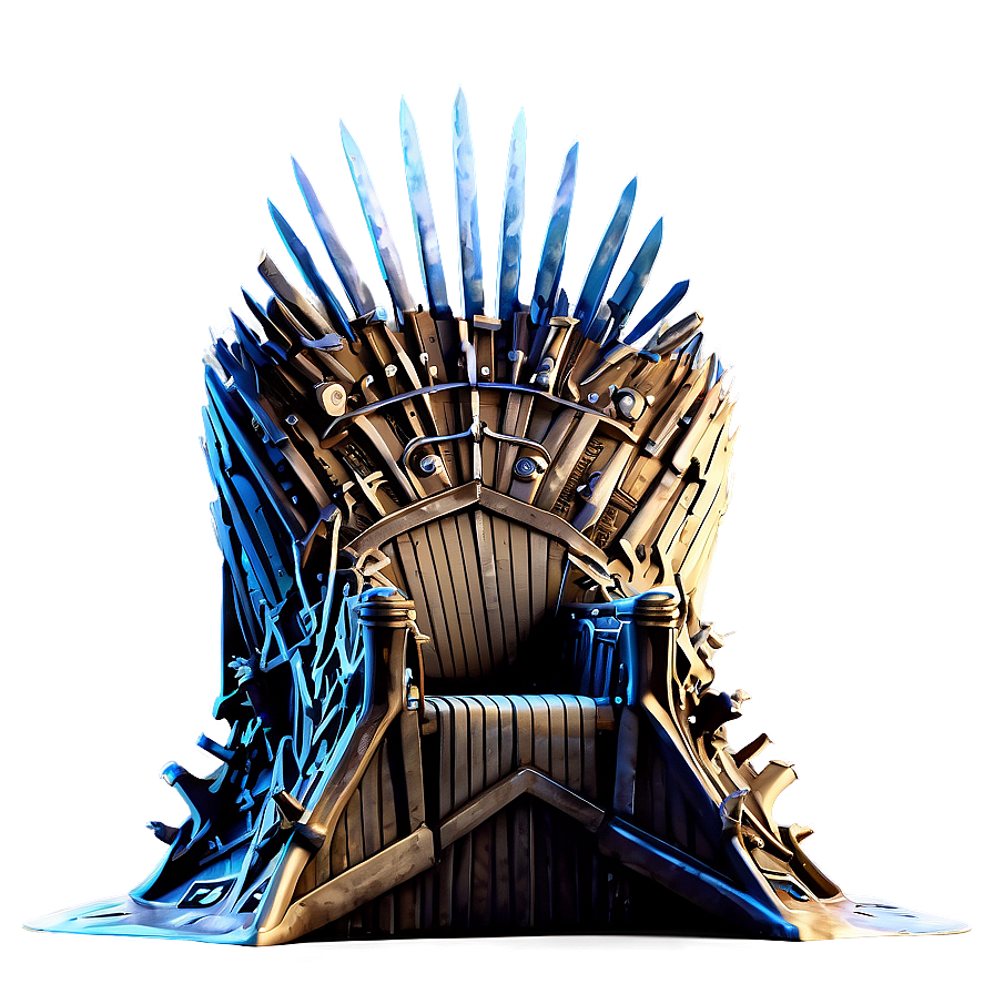 Stylized Iron Throne Image Png 13 PNG image