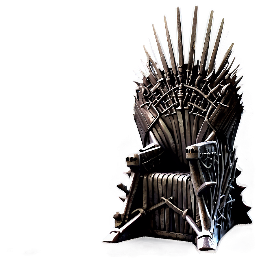 Stylized Iron Throne Image Png Gpi PNG image