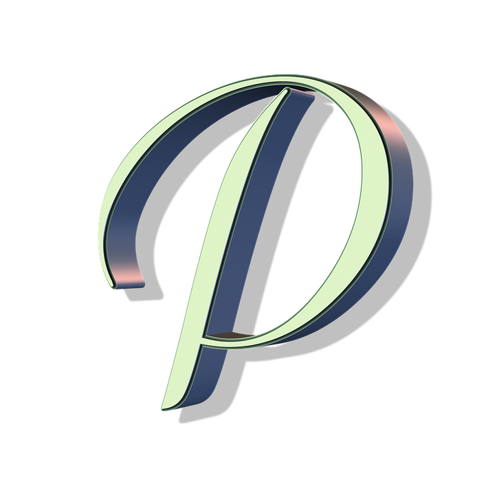 Stylized Letter P Logo PNG image