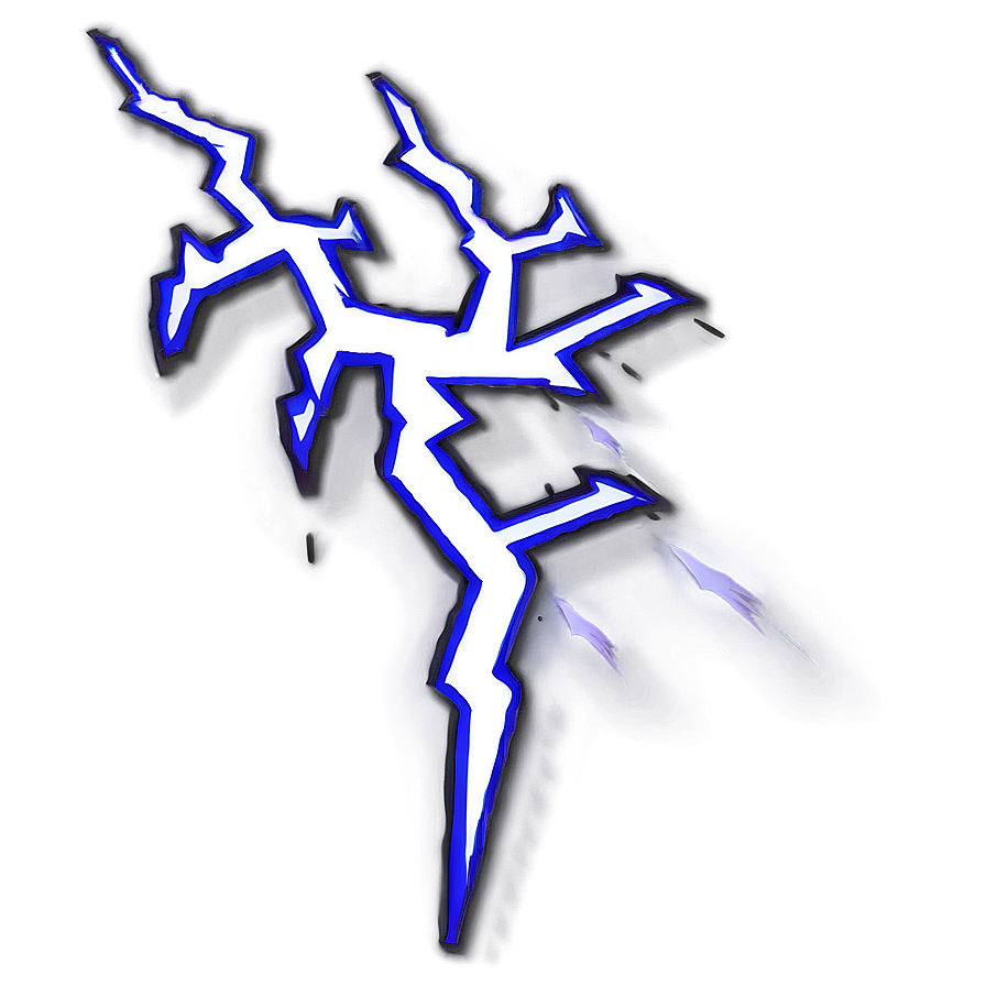Stylized Lightning Illustration Png Arm70 PNG image