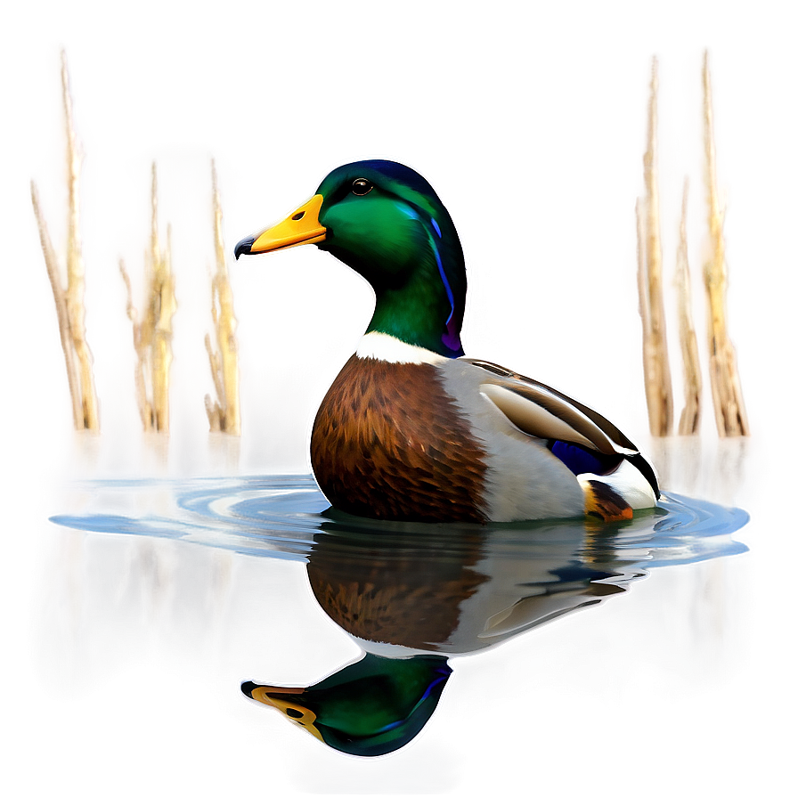 Stylized Mallard Duck Png Gdq97 PNG image