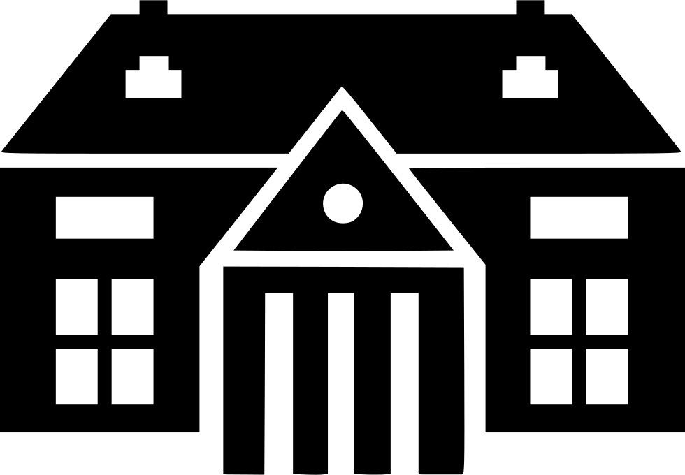 Stylized Mansion Outline PNG image