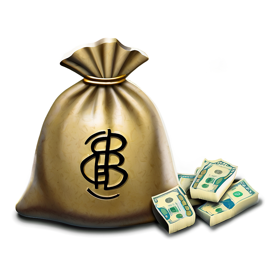 Stylized Money Bag Png 43 PNG image