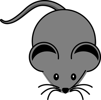 Stylized Mouse Graphic PNG image