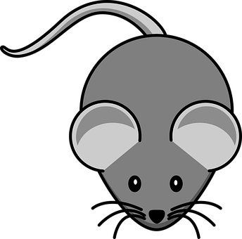 Stylized Mouse Graphic PNG image