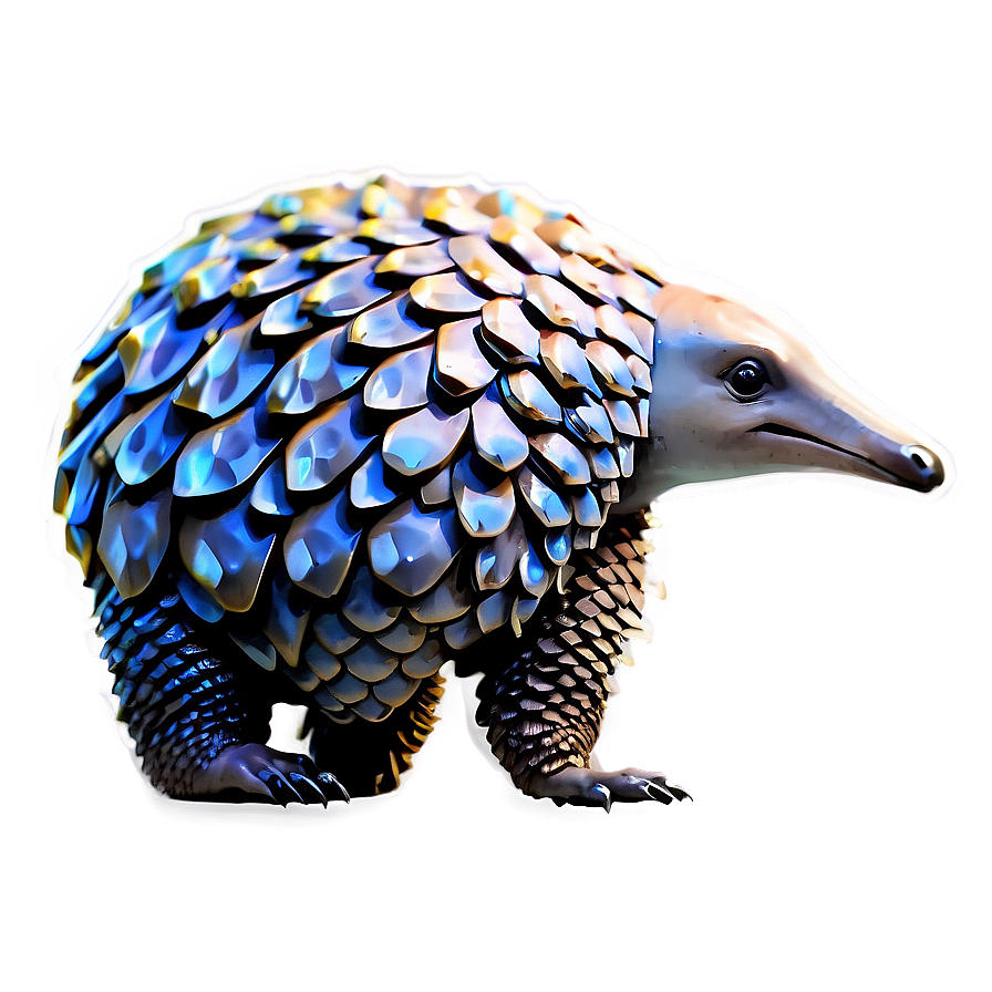 Stylized Pangolin Icon Png Nei56 PNG image