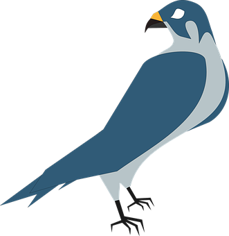 Stylized Pigeon Vector Art PNG image