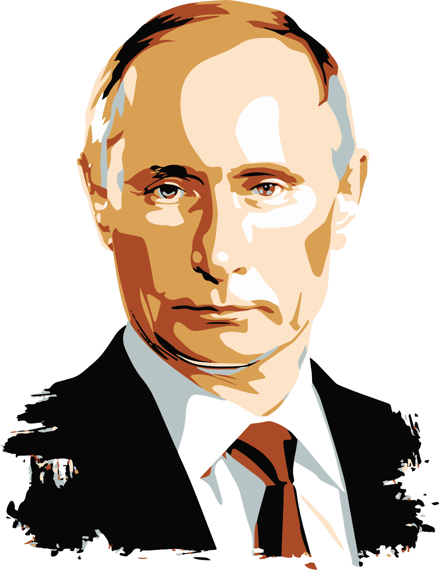 Stylized Portraitof Vladimir PNG image