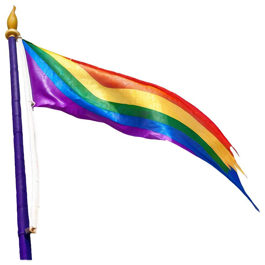 Stylized Rainbow Flag Png Mhe84 PNG image