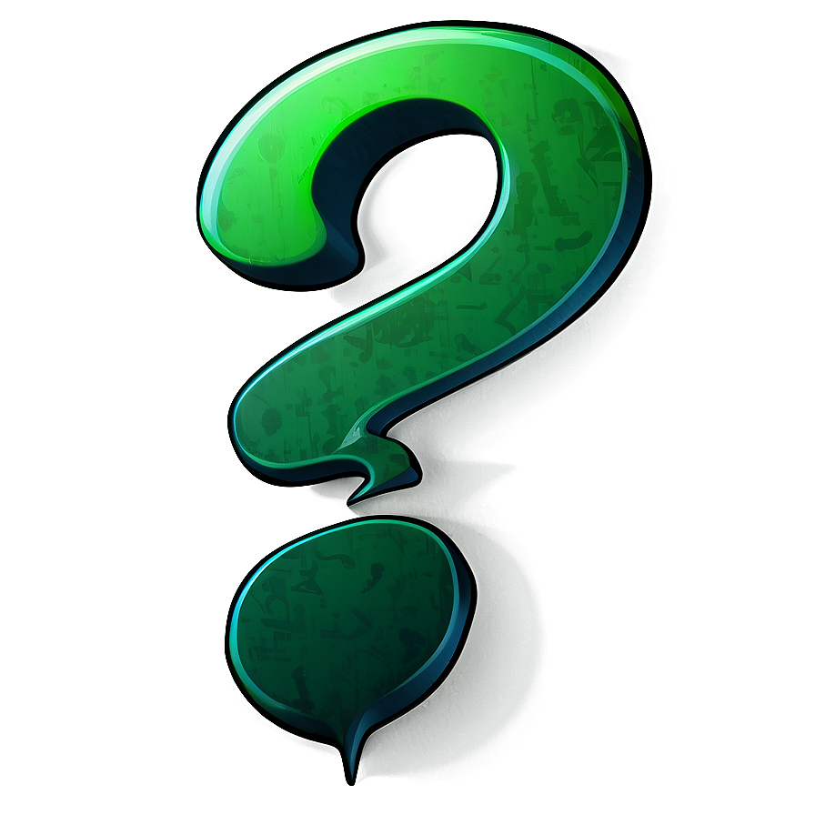 Stylized Riddler Question Mark Png Xfk PNG image