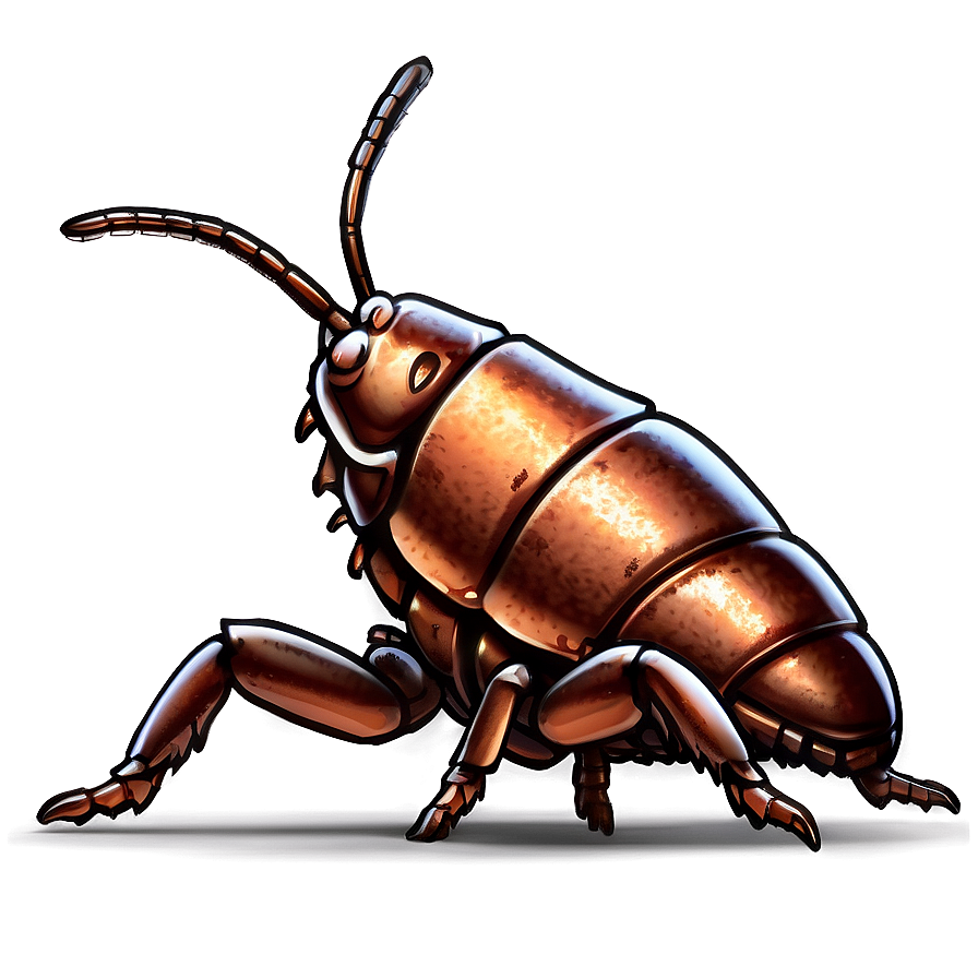 Stylized Roach Png 05242024 PNG image